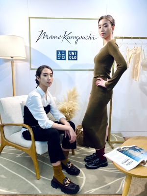 ▲UNIQLO and Mame Kurogouchi 2022秋冬聯名系列，全系列21款，最低290元起。（圖／記者蕭涵云攝）