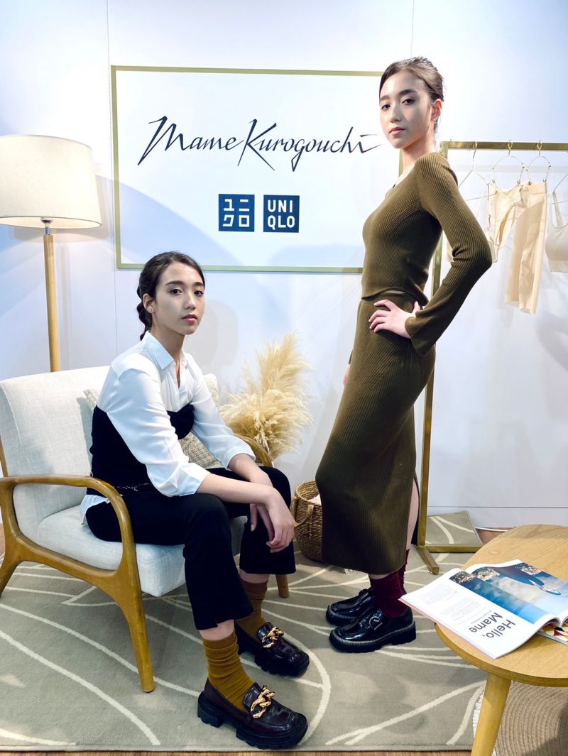 ▲UNIQLO and Mame Kurogouchi 2022秋冬聯名系列,全系列21款,最低290元起。(圖/記者蕭涵云攝)