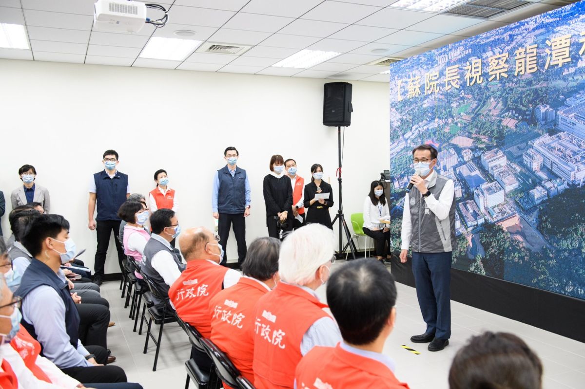 ▲鄭運鵬表示，自己當選會如期如質地協助台積電落腳桃園。（圖／鄭運鵬辦公室提供）