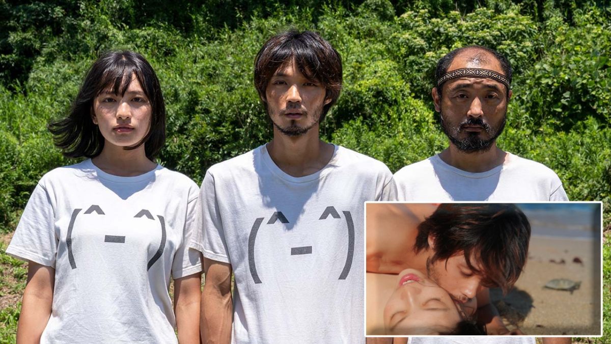 ▲《性徒》描述三位男女進入荒島修行，人類慾望本能逐漸顯露。（圖／中影）