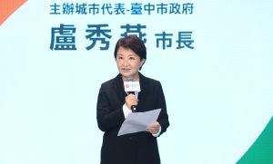 學者發佈中市最新民調 蔡其昌海線本命區大輸盧秀燕 ▲學者認為,盧秀燕的市長人設和以前當主播時雷同,「乾淨保守,平淡但相對沒很多花招」。(圖/台中市政府提供,2022.11.04)