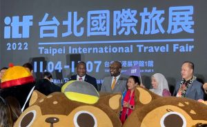 ▲台北國際旅展在今日於南港展覽館一館開幕。（圖／泰觀局）