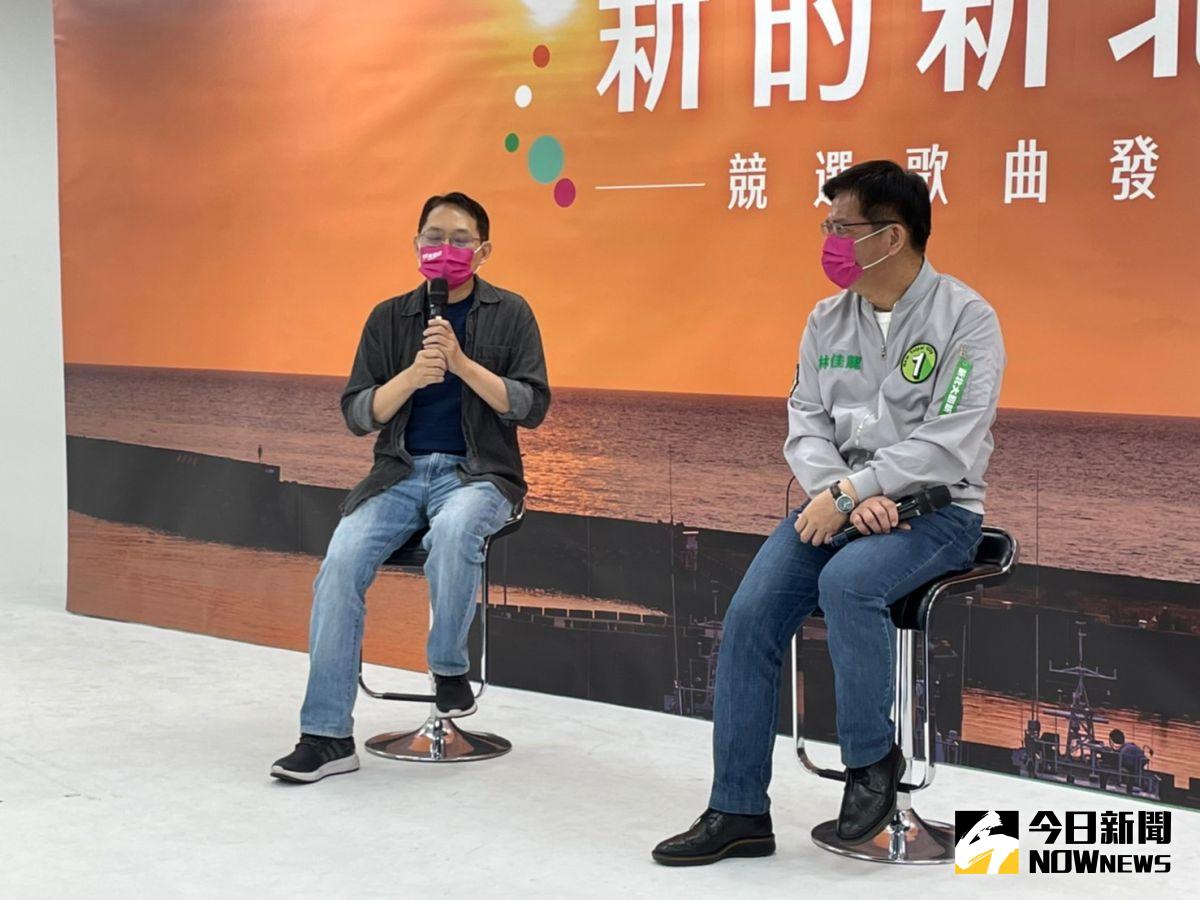 ▲林佳龍表示，侯友宜應該要向韓國瑜來學習，做一個真實的政治人物，而非答非所問。（圖／記者黃宣尹攝，2022.11.04）