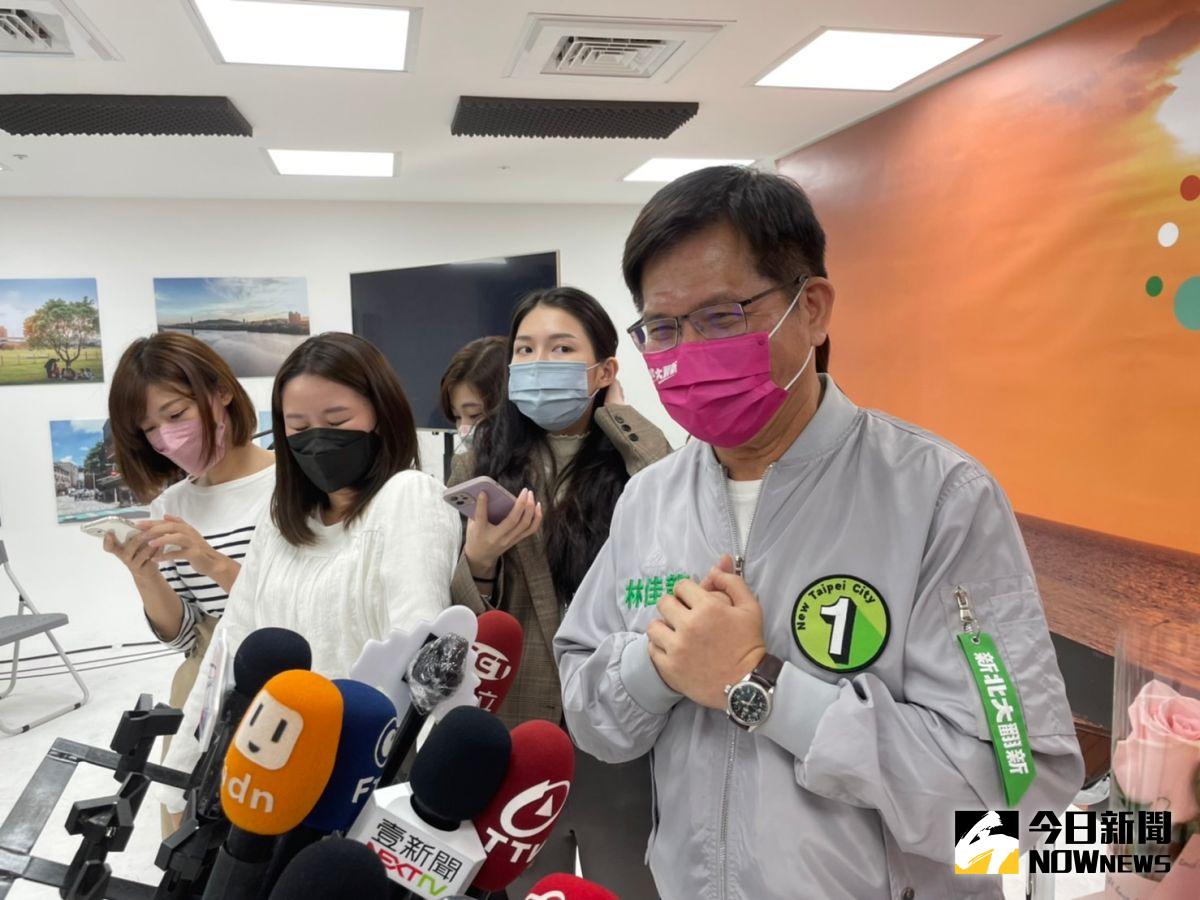 ▲林佳龍表示，如果自己是侯友宜，第一時間就會對恩恩案道歉，因為應該要做一位有血有肉的市長，市長是人民父母官，不是長官。（圖／記者黃宣尹攝，2022.11.04）
