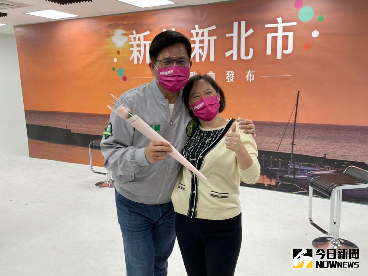 ▲林佳龍因為確診，與妻子廖婉如已一個月未見面。（圖／記者黃宣尹攝，2022.11.04）