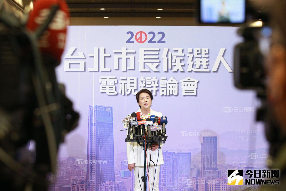 ▲台北市長候選人黃珊珊在電視辯論會，指陳時中在衛福部長任內成立少子化辦公室，拿了7.91億卻只開了一次會，衛福部今（6）日澄清。（圖／記者葉政勳攝 , 2022.11.05）