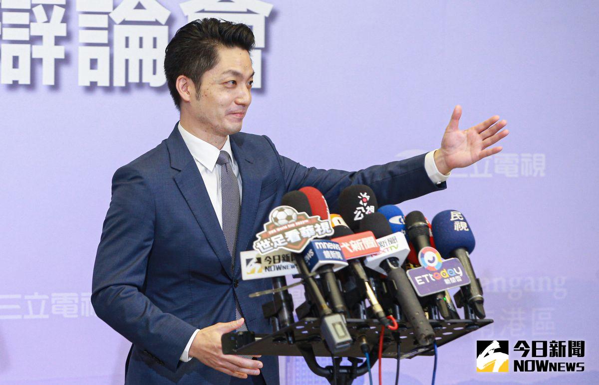 ▲蔣萬安昨日於政見發表會結束後還剩5分鐘，陳時中坦言是蠻訝異的，認為應該有話可以跟市民講。（圖／記者葉政勳攝 ）