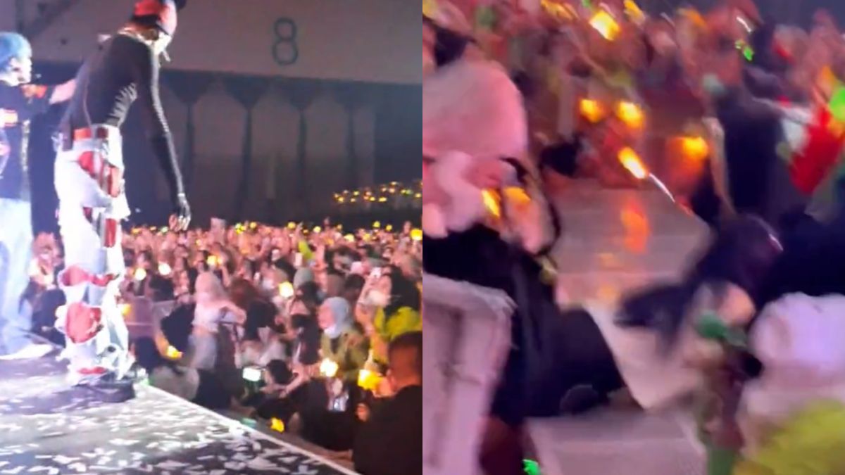 ▲南韓偶像男團NCT127，印尼演唱會發生意外，大約30多名粉絲昏迷。（圖／翻攝自推特）