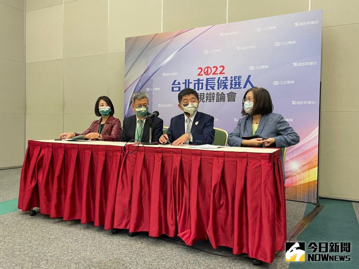 ▲陳時中是此次辯論會中，唯一談及18歲公民權議題的候選人。（圖／記者黃宣尹攝，2022.11.05）