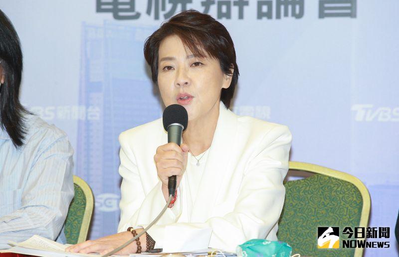 ▲台北市長候選人黃珊珊5日於辯論會後表示，不評價自己的表現，分數交給台北市民來打。（圖／記者葉政勳攝，2022.11.05）