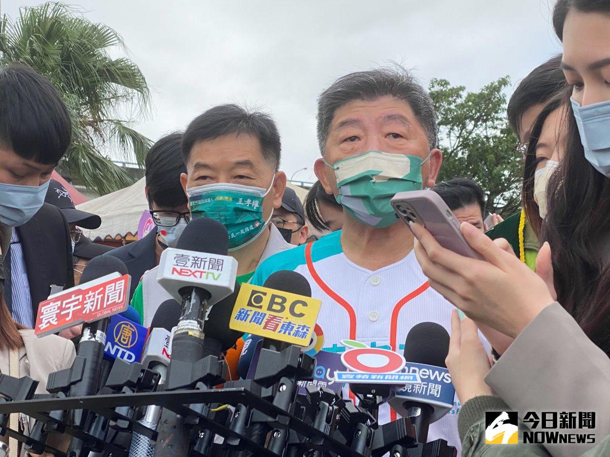 ▲對於黃珊珊在辯論會上狠盯著陳時中6秒，陳時中回應稱可能打到她痛處。（圖／記者陳威叡攝，2022.11.06）