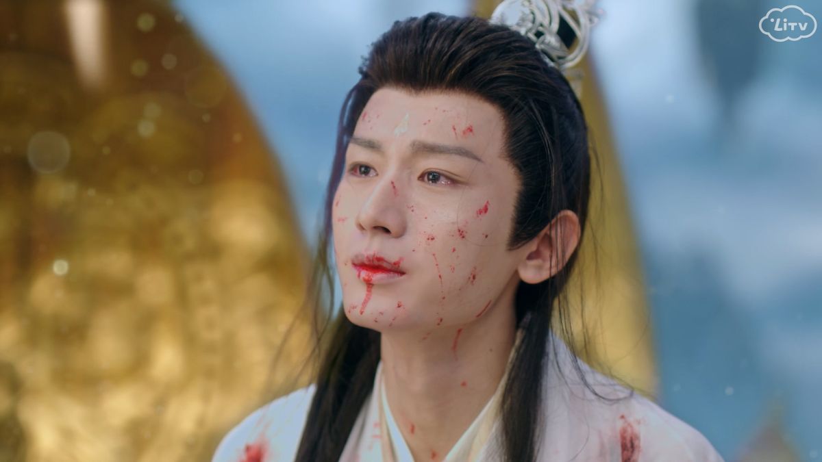 ▲成毅拍仙俠劇飽受情傷，演過不少吐血橋段。（圖／LiTV、 歡瑞世紀）