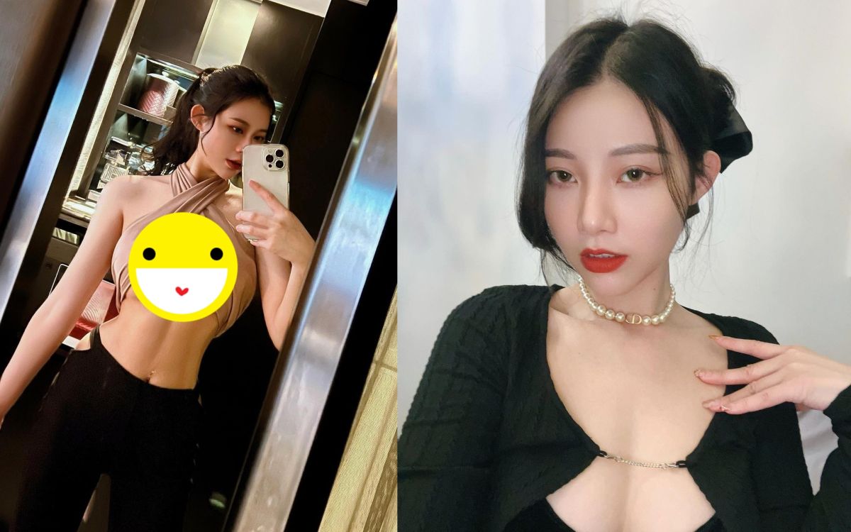 ▲張香香試穿火辣的蝴蝶裝，讓粉絲直呼噴鼻血。（圖／翻攝自張香香IG）