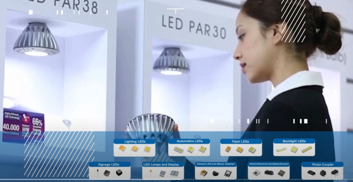 ▲億光電子於2022年今（7）日向臺灣智慧財產及商業法院提起專利侵權訴訟，控告特力屋、展晟照明及中國電器公司專利侵權。（圖／擷取自億光Youtube影片）