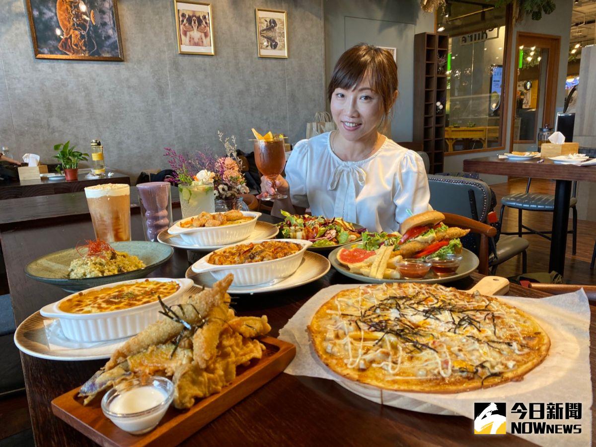 ▲斐得蔬食秀泰站前店試營運，主打義式蔬食及創意料理，搶攻年輕客群商機。（圖／記者金武鳳攝，2022.11.7)