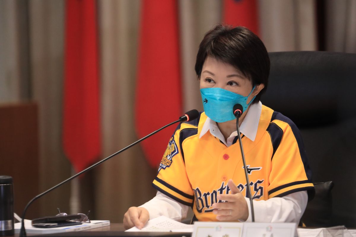 ▲台中市長盧秀燕選前最後一次主持市政會議，10日起依規向市民請假。（圖／市府提供)