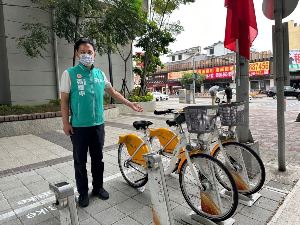 ▲台中UBike2.0與1.0無法兼容，民眾借車難還，張耀中質疑市臧府是否涉人謀不臧？（圖／張耀中提供）