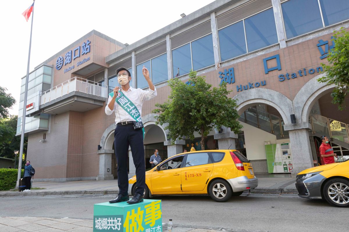 ▲新竹縣長候選人周江杰：鐵路地下化+拆陸橋，打造湖口新街景。（圖/周江杰團隊提供）