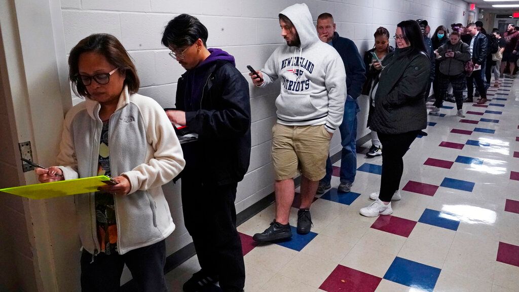 ▲美國期中選舉8日投票。（圖／美聯社／達志影像）