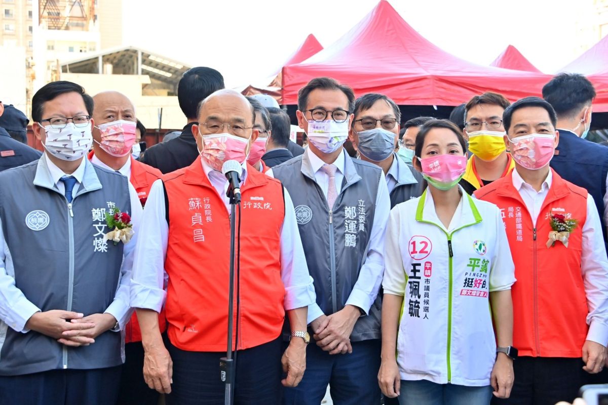 ▲對於民進黨「1200首都通交通月票」政見，蘇貞昌說中央願意補助地方，大家提出好方法， 行政院樂見也願意補助。（圖／行政院提供）