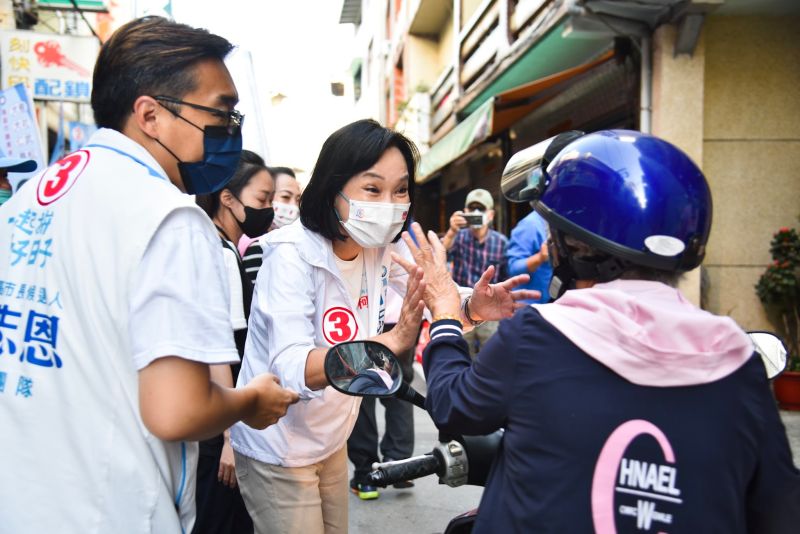 ▲根據最新民調顯示，柯志恩的支持度為19.4%。（圖／柯志恩競辦提供）