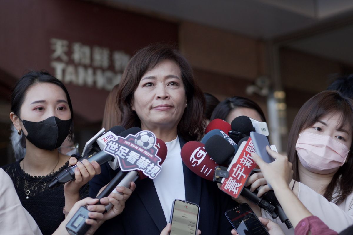 ▲沈慧虹祝福高虹安早日康復，也痛斥柯文哲抹黑新竹的建設。（圖／記者黃宣尹攝，2022.11.09）