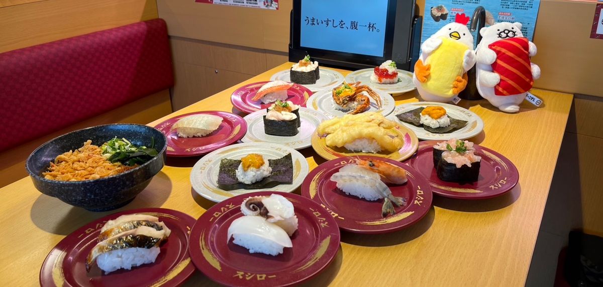 ▲壽司郎最新11款期間限定菜色今開賣，大啖智利海膽、泰國辣醬卵殼蟹、馬達加斯加生蝦，還有老饕才懂吃的醬油漬鮭魚卵筋膜及鱈魚白子軍艦，這次還吃得到台灣特產龍膽石斑！讓味蕾搶先「環遊世界」。（圖／壽司郎提供）