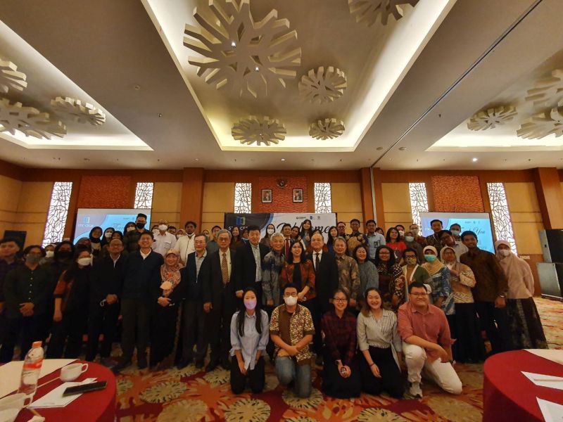 ▲超過八十位印尼產官學界代表參加，熱烈探討推動循環經濟。（圖／臺科大提供）
