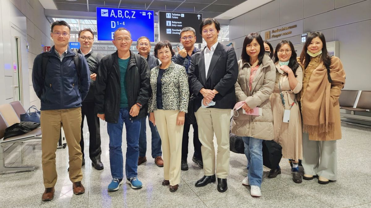 ▲ 公私攜手至丹麥哥本哈根進行國際交流行程，並參與2022MADICA德國杜賽道夫醫療器材展。（圖／金屬中心提供）