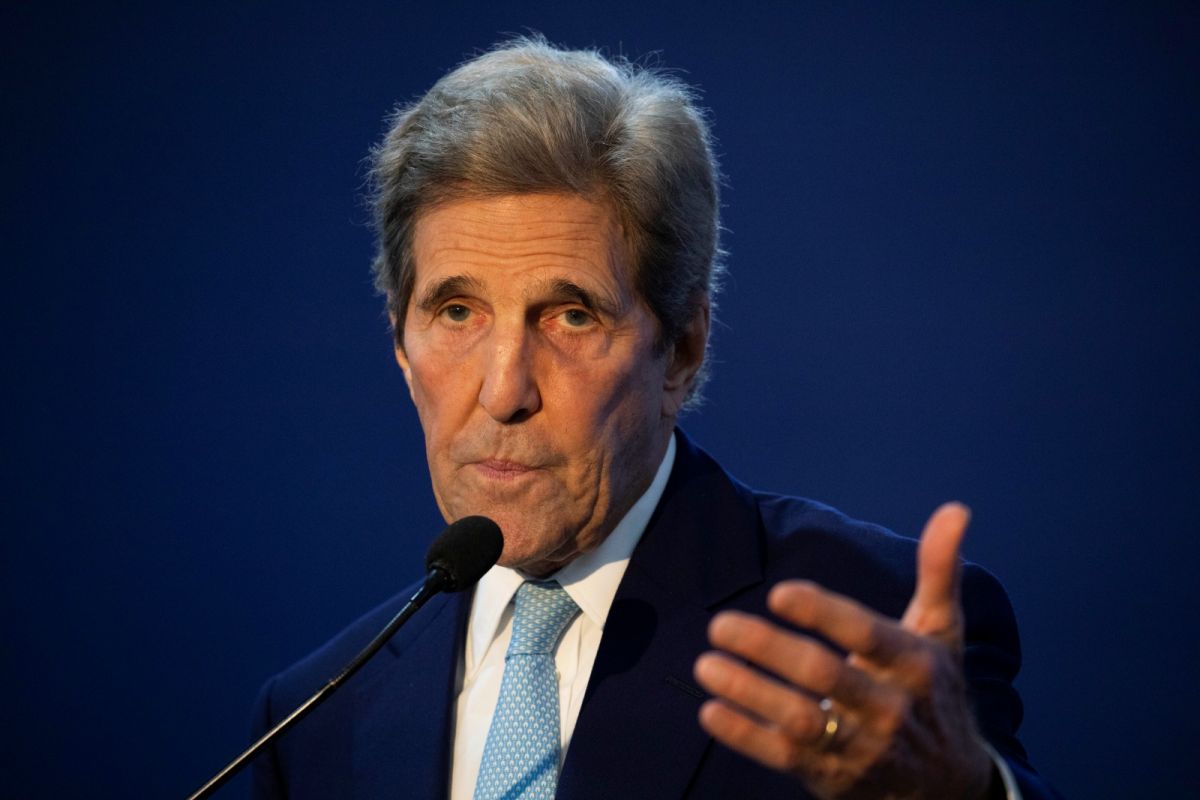 ▲美國氣候特使凱瑞（John Kerry）表示，聯邦眾議院議長裴洛西（Nancy Pelosi）今年8月初訪台後，美中外交關係急凍，與中國在氣候議題上的往來尚未恢復正常運作。（圖／美聯社／達志影像）