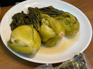 范秋水手作的越式酸菜色澤金黃,口感甘脆。(圖/新北市社會局提供) ▲范秋水手作的越式酸菜色澤金黃,口感甘脆。(圖/新北市社會局提供)