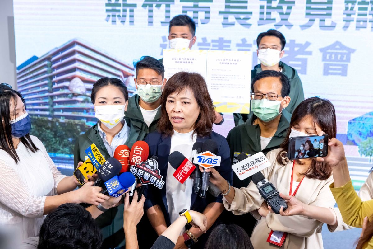 ▲沈慧虹表示，高虹安對大新竹合併的議題態度急轉彎，讓人懷疑是為了轉移焦點才做的政治動作。（圖／沈慧虹辦公室提供）