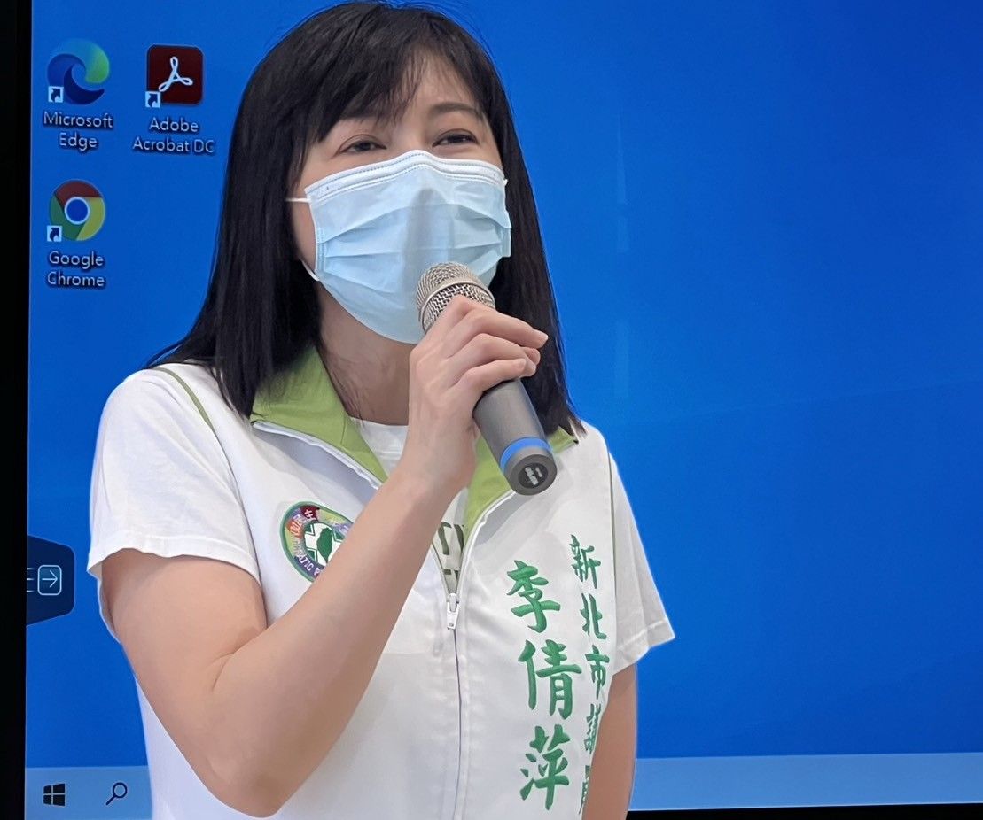 ▲曾任高中英文老師的新北市議員李倩萍表示未來將持續推動科技智慧導入雙語學習，把教室變成科技感十足的英語情境教室，串起孩子與世界的連結。（圖 ／李倩萍服務處提供）