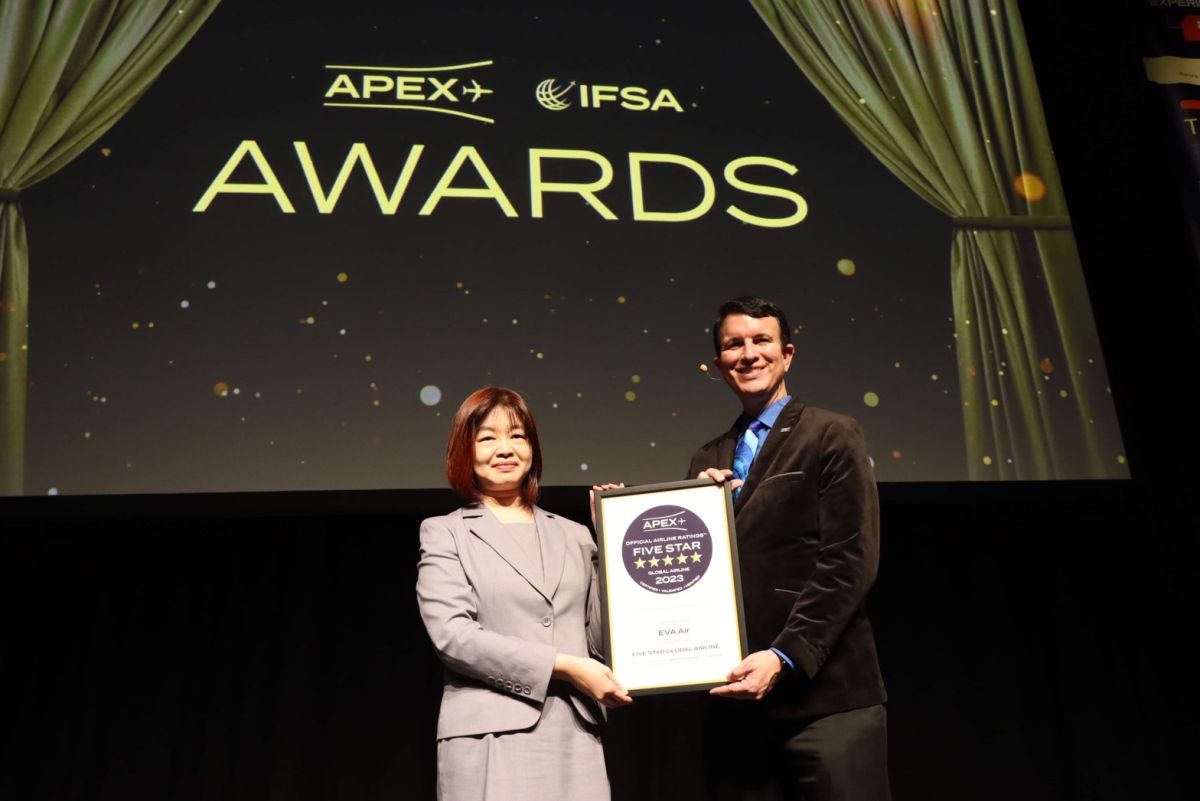 ▲長榮航空再次得到全球旅客肯定，榮獲2023「全球五星級航空公司」 (Five Star Global Airlines) 的指標性獎項。（圖／長榮提供）