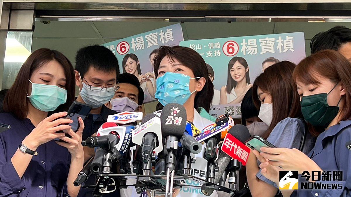 ▲針對高虹安PO文聲援徐巧芯一事，台北市長候選人黃珊珊11日表示不會跟進，並表示自己也曾被藍營側翼抹噷過，「所以重點是抹黑別人本來就是不對的，而不是聲援誰的問題。」（圖／記者丁上程攝，2022.11.11）