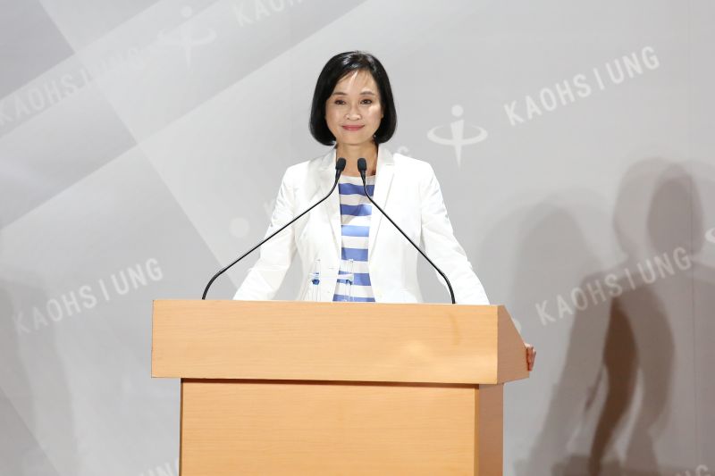 ▲柯志恩說,他來高雄秉持的就是「好好好」來導正「緊緊緊」可能所帶來的失誤。(圖/高雄市選委會提供)