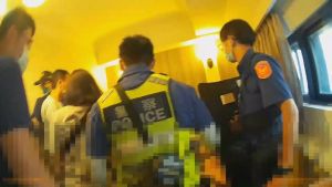 中市警執行「斬蛇行動」掃蕩人蛇集團 ▲中市警執行「斬蛇行動」掃蕩人蛇集團(圖/記者鄧力軍翻攝)