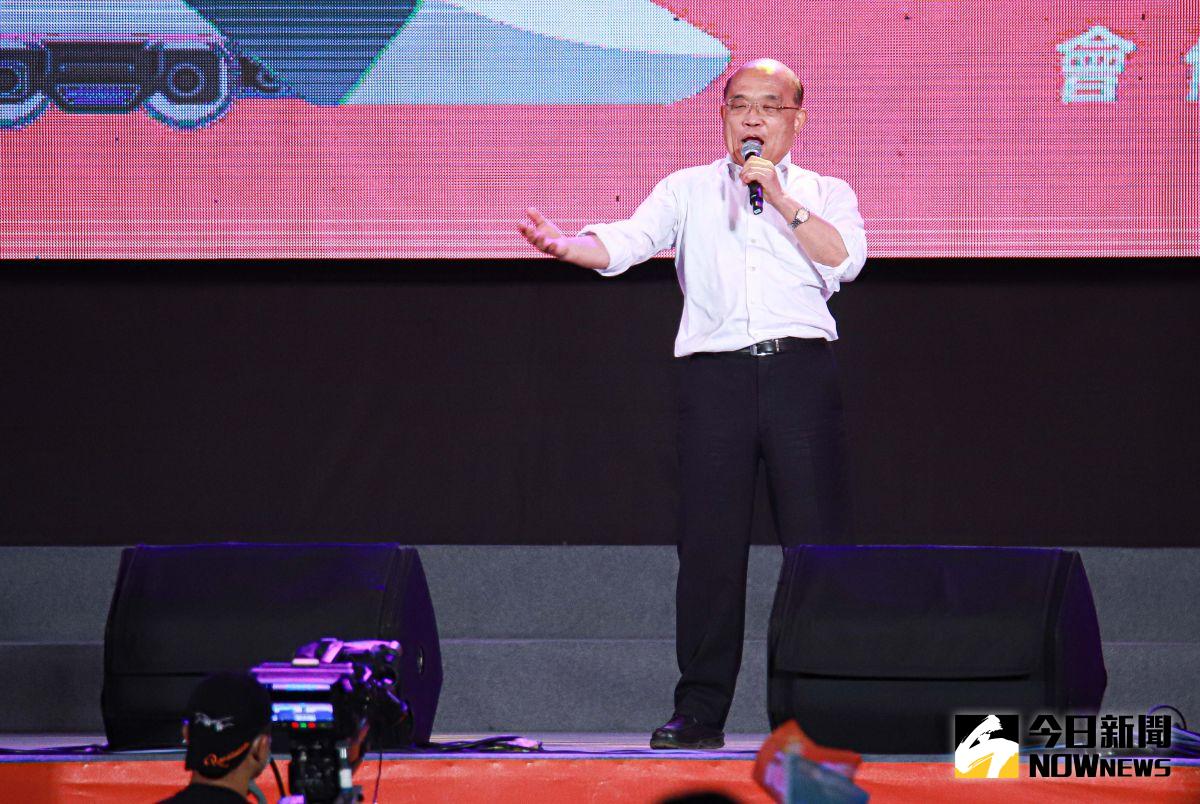 ▲蘇貞昌辭去行政院長。（資料照／記者葉政勳攝）