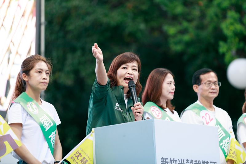 ▲沈慧虹自認不年輕、不貌美,但很認真且有信心帶領新竹繼續光榮。(圖/沈慧虹辦公室提供)