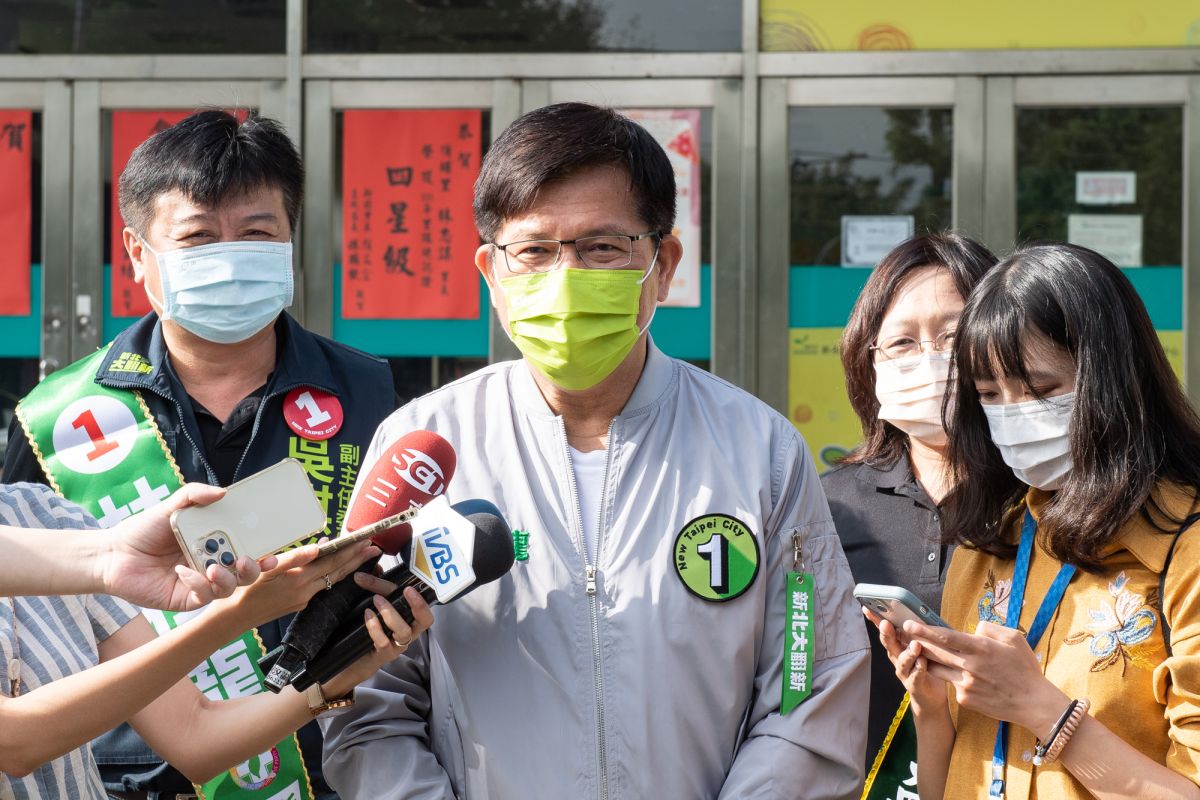 ▲林佳龍強調集會結社是《憲法》保障的人權，選前之夜仍會在區運路附近來舉辦。（圖／林佳龍競辦提供）