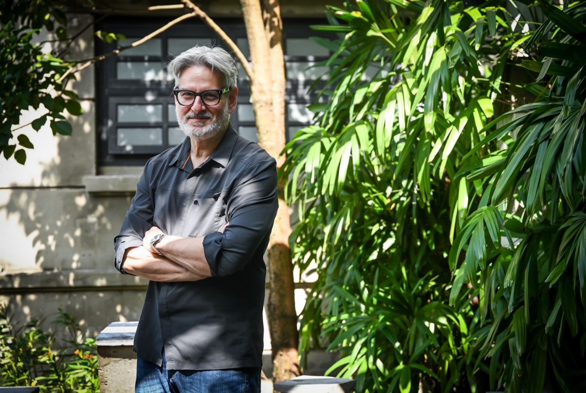 ▲《絕命毒師》、《絕命律師》的編劇彼得古爾德出席2022金馬電影大師課媒體茶敘。（圖／金馬執委會）