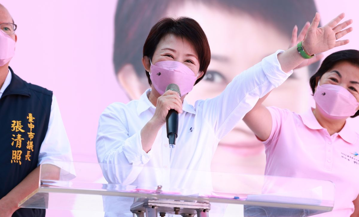 ▲盧秀燕表示，對她而言「媽媽市長」是一個無上光榮的名詞。（圖／盧秀燕競總提供，2022.11.13）