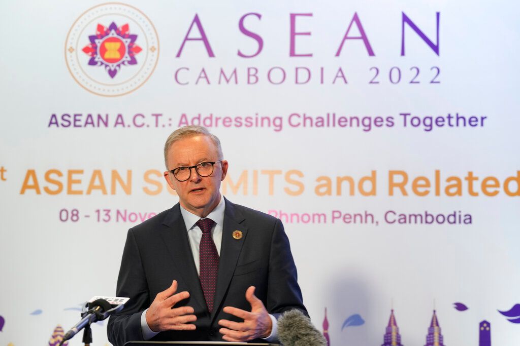 ▲澳洲總理艾班尼斯（Anthony Albanese）昨天表示，今年與歐洲聯盟（EU）簽訂自由貿易協定的前景比 2024年更好。（圖／美聯社／達志影像）