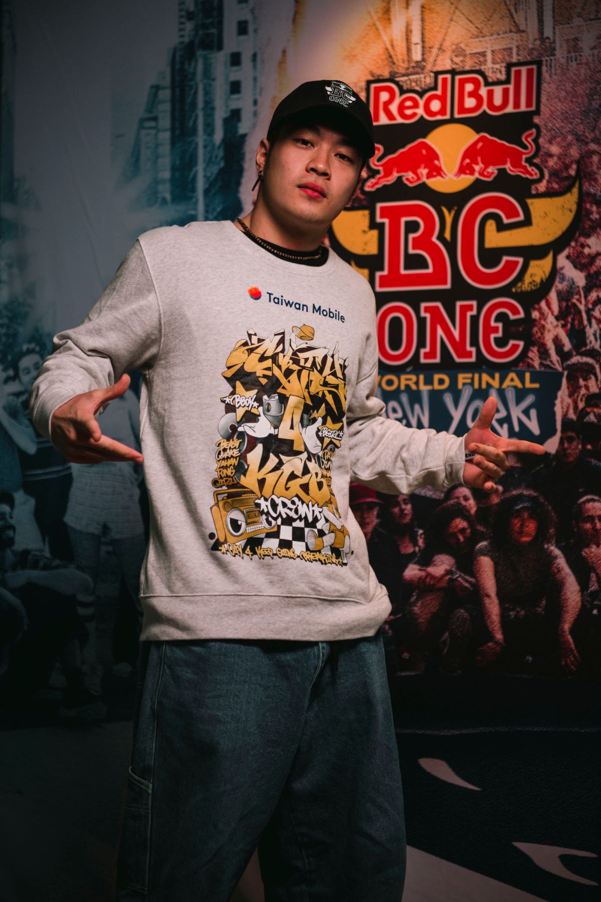 ▲全球最炸霹靂舞大賽Red Bull BC One 11/12紐約決戰台灣選手孫振首度登台。（Red Bull 提供）