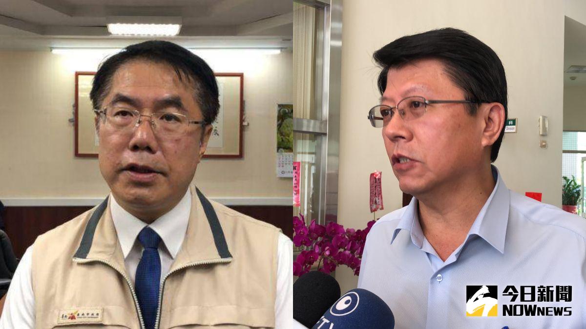 ▲根據TPOC台灣議題研究中心委託大數據公司QuickseeK快析輿情所做的最新民調顯示，現任台南市長黃偉哲的得票率預估，仍舊與國民黨候選人謝龍介有超過40%的差距。（圖／NOWnews資料照片）