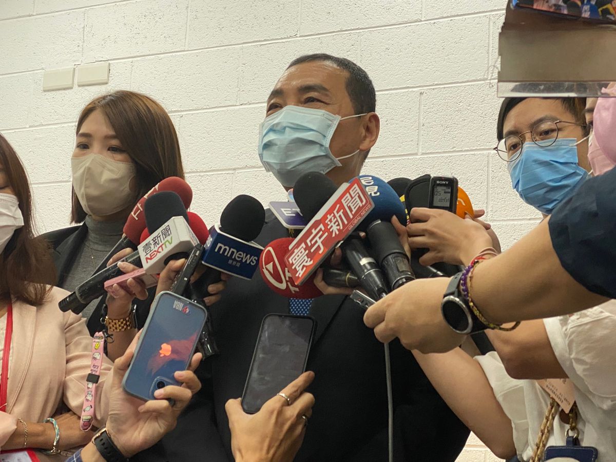 ▲侯友宜提林佳龍昔日口誤，開酸稱這些口誤「來久了就會了」。（圖／記者ＯＯＯ攝，2021.02.08）