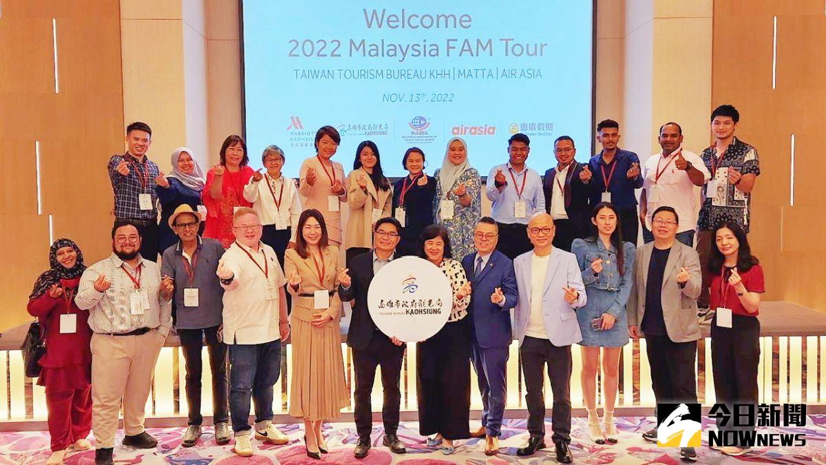 ▲亞洲航空公司11月復飛「高雄-吉隆坡」航線，並迎來首批穆斯林踩線團。（圖／記者陳美嘉攝，2022.11.12）