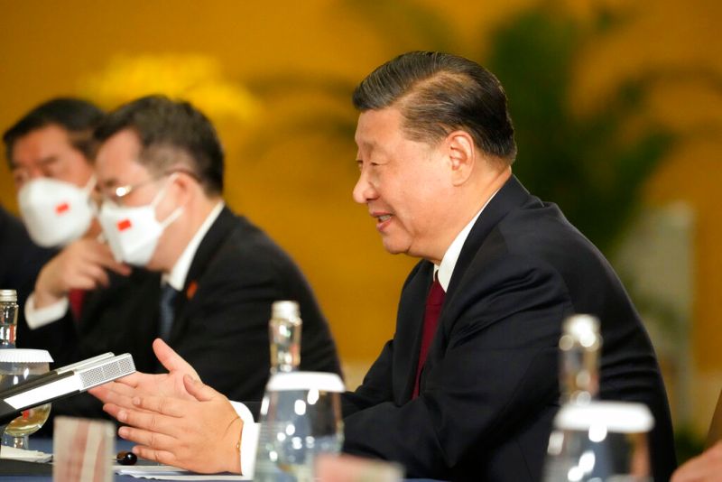 ▲習近平強調,願與拜登就中美戰略問題、國際及地區重要議題交換意見,將兩國關係帶到正常軌道。(圖/美聯社/達志影像)