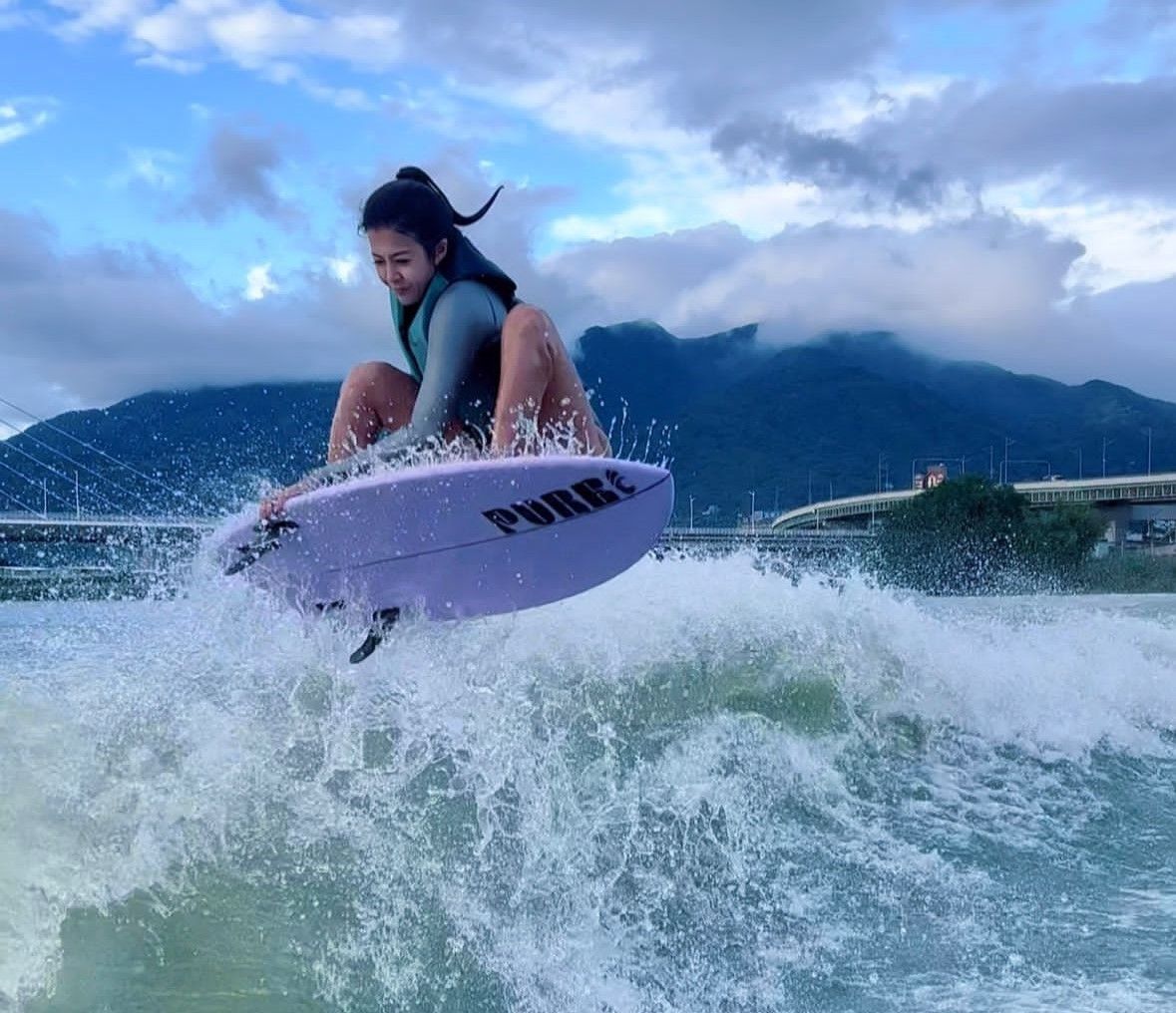 ▲快艇衝浪女神Kimberly陳美彤於2022全國滑水錦標賽摘金。STARFiSH Agent提供