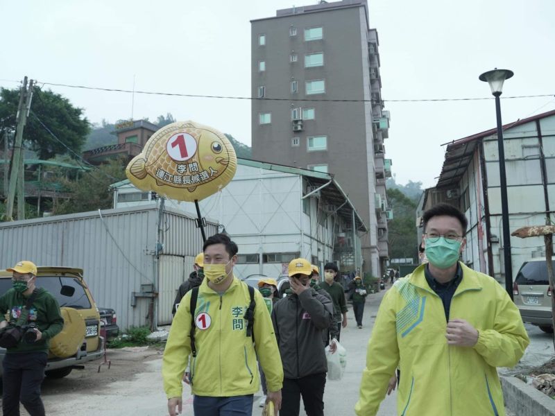 ▲林飛帆多次赴馬祖力挺李問。(圖/翻攝自林飛帆臉書)